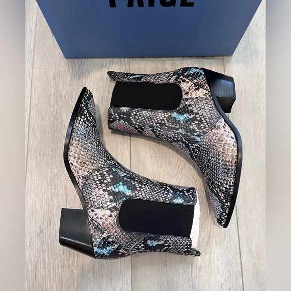 PAIGE Willa In Snake Black Multi Boots - Picture 6 of 9